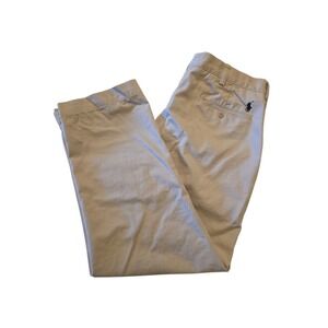 Polo Ralph Lauren Preston Pants Mens 38x30 Khaki Chino Classic Fit Cotton